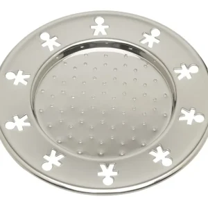 Alessi Girotondo glasonderzetter ø 13,5 cm rvs glans Hoge Kwaliteit