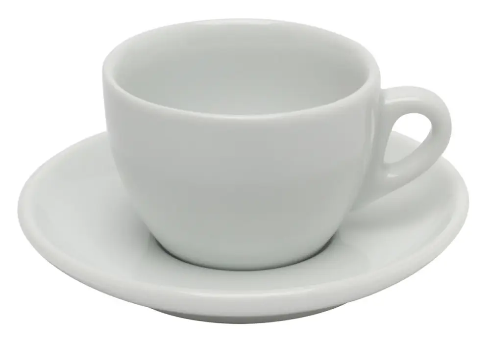 Fabrieksprijs d'Ancap Verona cappuccinokop en schotel 180 ml ø 8,5 cm porselein