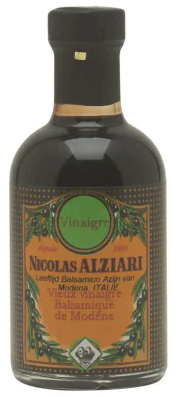 Nicolas Alziari oude balsamico-azijn fles 200 ml Aanbieding
