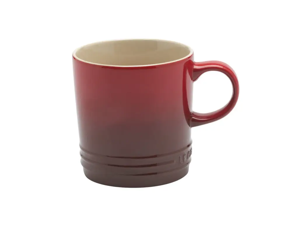 Superprijs Le Creuset mok 350 ml aardewerk kersrood