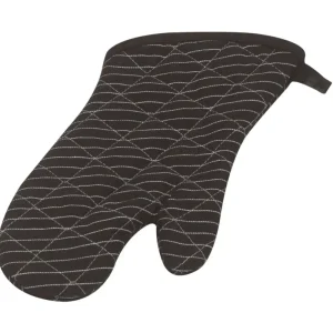 Weekendaanbieding Now Designs Pinstripe Black ovenwant 30 x 13 cm