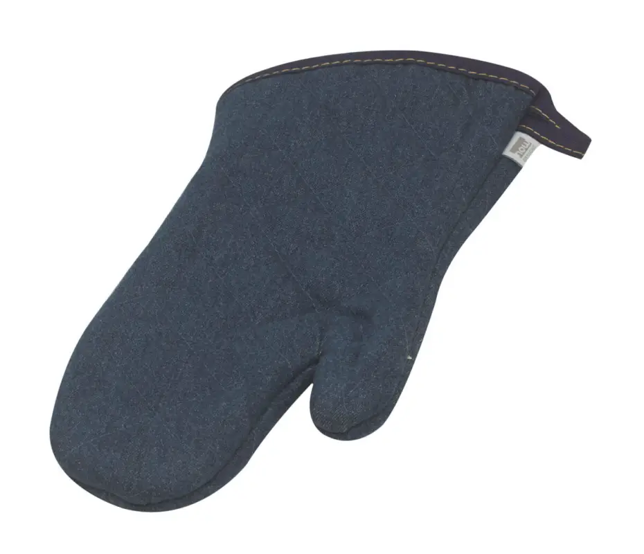 Direct Verzonden Now Designs Denim ovenwant 30 x 13 cm blauw