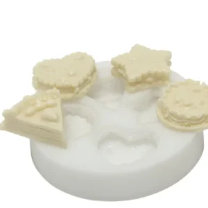 Silikomart Sugarflex decoratiemal cakes 2,5 cm silicone wit Direct Verzonden