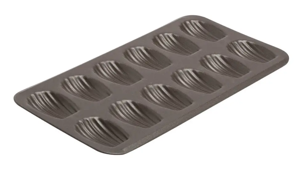 Fabrieksprijs Gobel madeleinevorm 12 madeleines staal bruin
