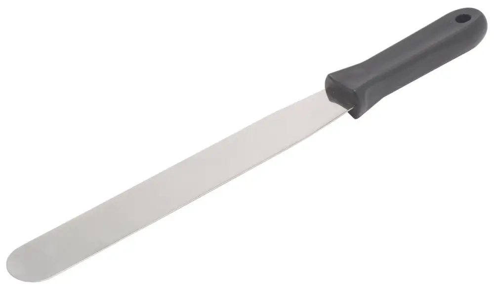 Uitverkoop Oldenhof glaceermes recht 25 cm rvs