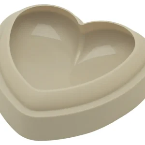 Silikomart 3Design Batticuore bakvorm 20,5 x 19,8 cm silicone grijs Veilige Betaling