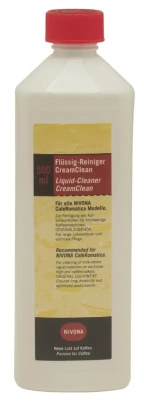 Nivona reinigingsmiddel voor melk-stoomaccessoires fles 500 ml wit rood Bestseller