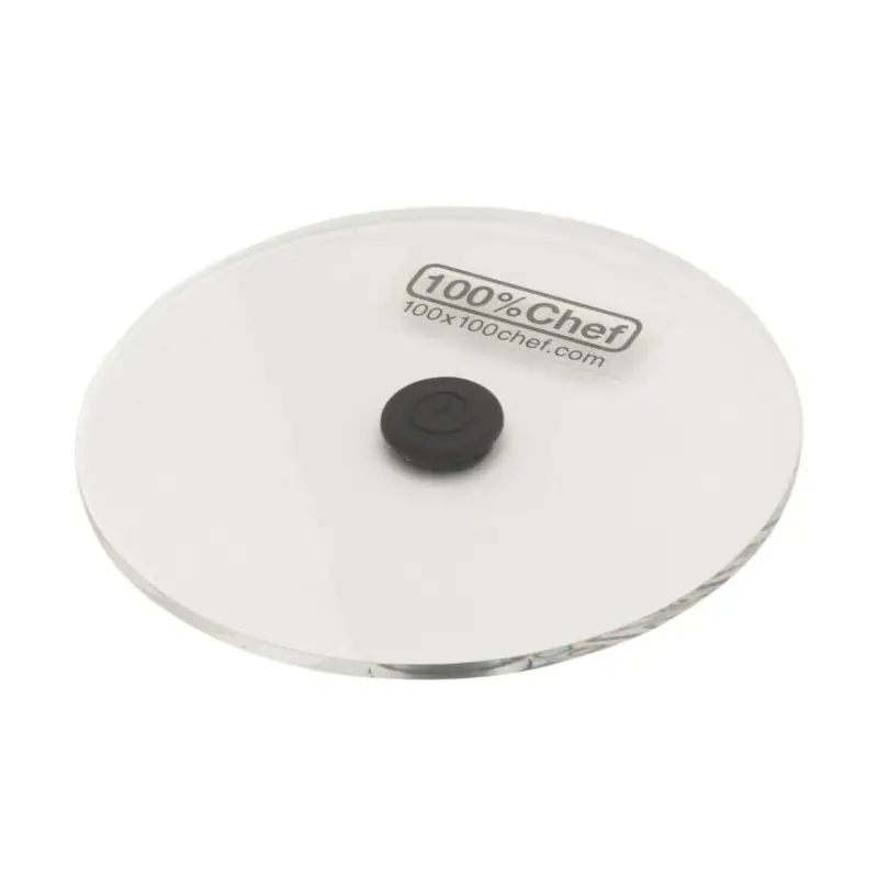 100% Chef Aladin rookdeksel met ventiel ø 12 cm glas Beste Prijs