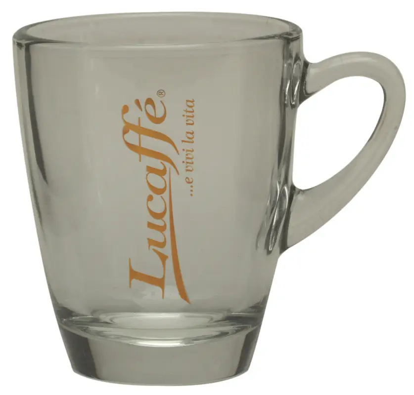 Lucaffé cappuccinoglas 10 cm glas Premium