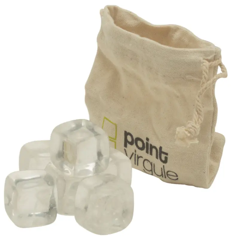 Point-Virgule Crystal Stones ijsblokjes met opbergzakje kris Koopje