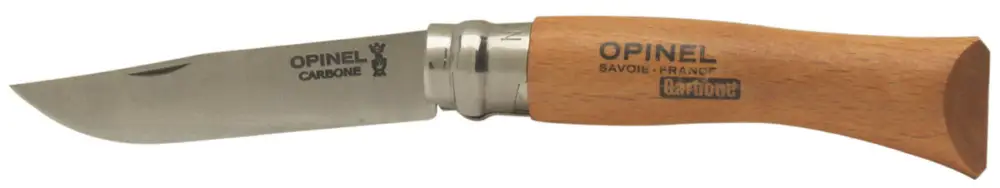 Koopje Opinel Carbone zakmes No. 07 8 cm koolstofstaal