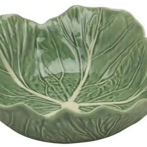 Bordallo koolblad schaal ø 22,5 cm aardewerk groen Express Levering