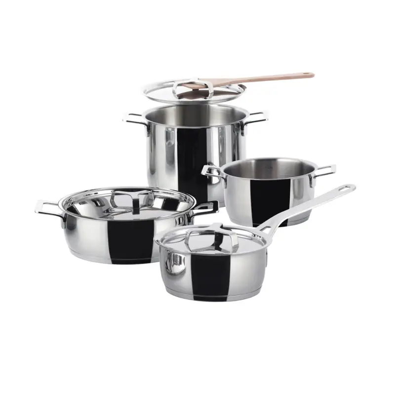 Alessi Pots & Pans pannenset rvs 7-delig Beste Prijs