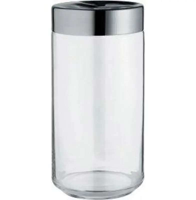 Alessi Julieta voorraadpot 1,5 liter rvs glas Favoriet