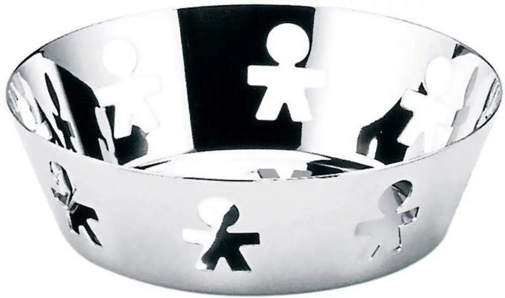 Op = Op Alessi Girotondo schaal ø 18 cm rvs glans