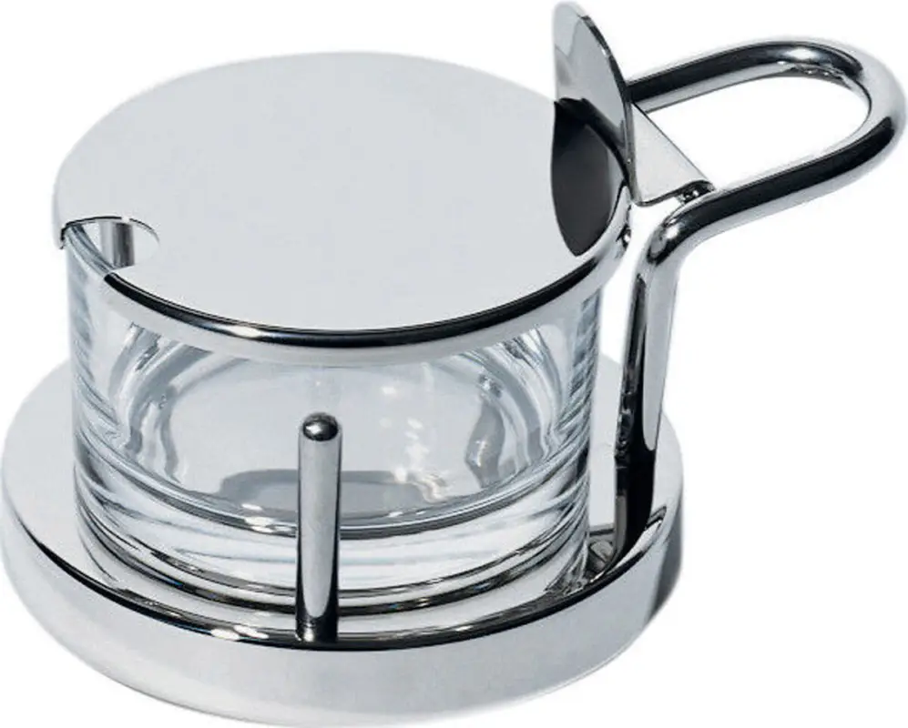 Superprijs Alessi 5071 pot voor parmezaanse kaas ø 11 cm rvs glas