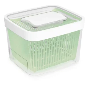 OXO Good Grips GreenSaver vershoudbox 4 liter kunststof wit Op = Op