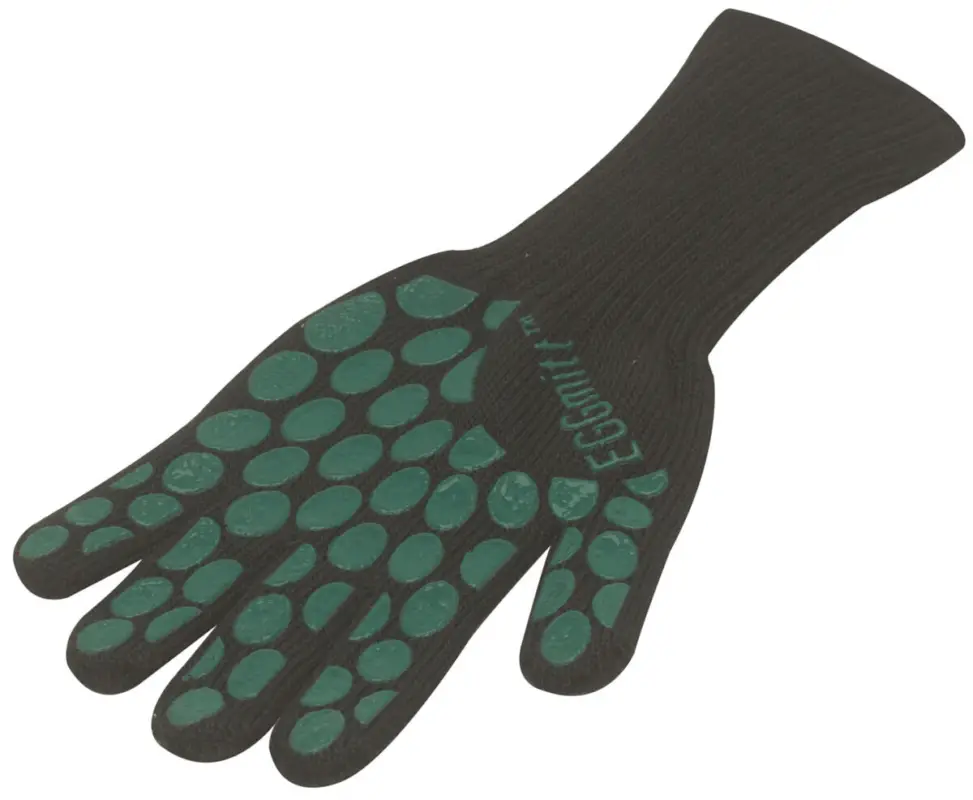 Big Green Egg thermische barbecuehandschoen silicone zwart Nieuw