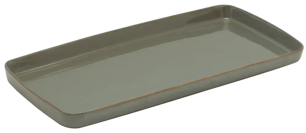 Tijdelijk Beschikbaar Serax Terres de Rêves schaal 38 x 18 cm stoneware smokey blue