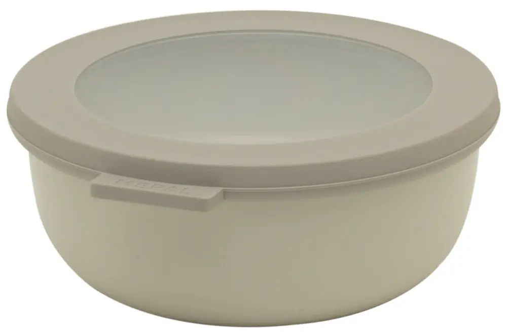 Mepal Cirqula kom met deksel ø 16,5 cm 750 ml kunststof nordic white Populair