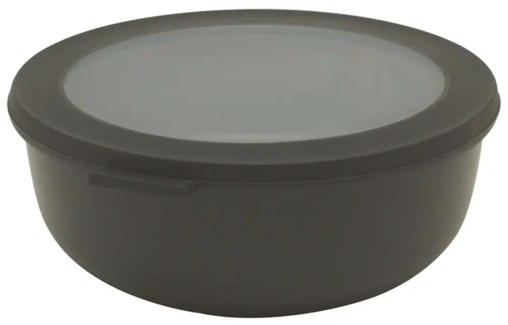 Superprijs Mepal Cirqula kom met deksel ø 19,5 cm 1,25 liter kunststof nordic black