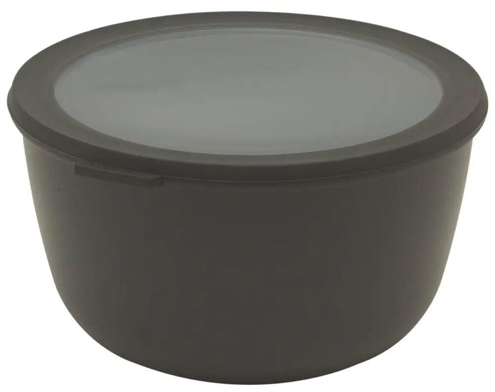 Mepal Cirqula kom met deksel ø 23 cm 3 liter kunststof nordic black Beperkt Aanbod