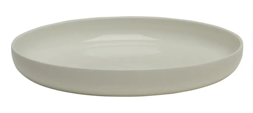 Serax Base hoog bord ø 20 cm hoogte 3 cm porselein wit glanzend Nieuw