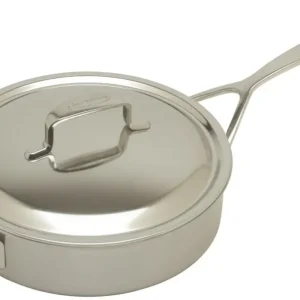 Demeyere Intense lage sauteuse met deksel ø 24 cm rvs Must-Have