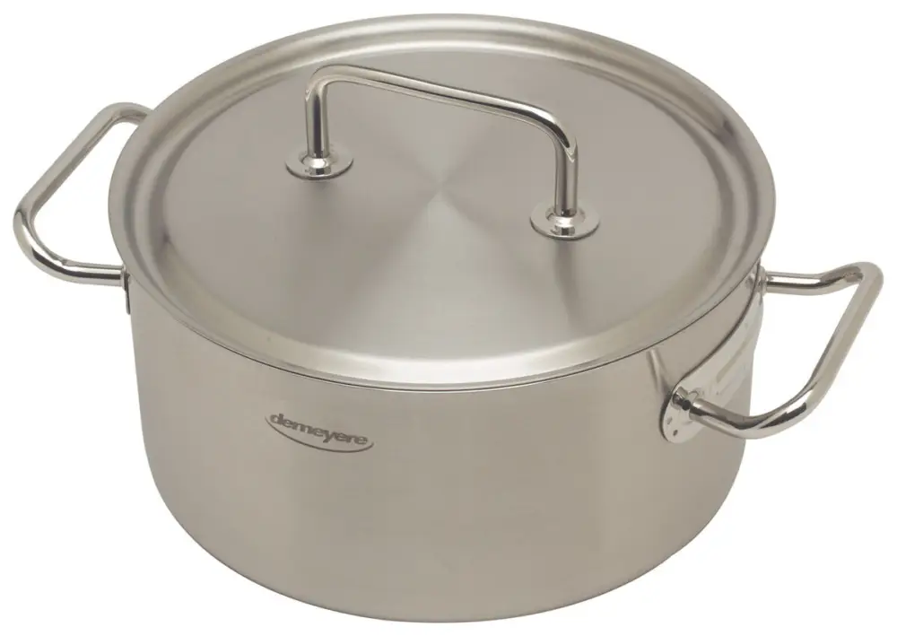 Bestel Nu Demeyere Commercial kookpan met deksel ø 28 cm 11 liter rvs