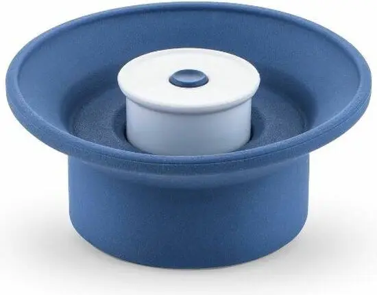 Dopper sport cap ø 5,5 cm kunststof blauw Exclusieve Aanbieding