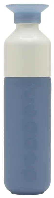 Hete Deal Dopper waterfles 450 ml kunststof pacific blue