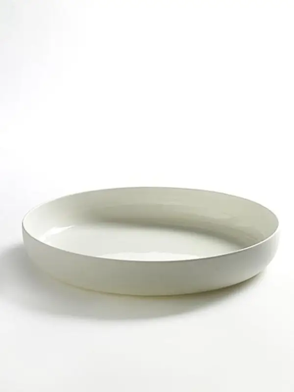 Serax Base diep bord ø 28 cm hoogte 4,5 cm porselein wit mat Seizoensaanbieding