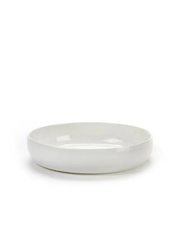 Gecertificeerd Serax Base diep bord ø 20 cm hoogte 4,5 cm porselein wit geglazuurd