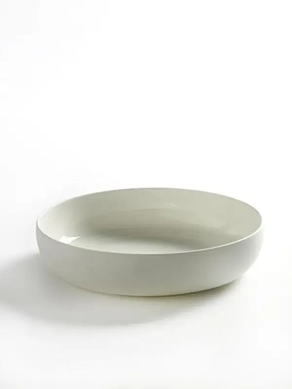 Gratis Retour Serax Base diep bord ø 20 cm hoogte 4,5 cm porselein wit mat