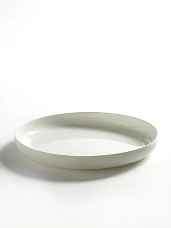 Serax Base hoog dinerbord ø 24 cm hoogte 3 cm porselein wit mat Laatste Kans