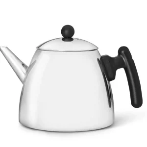 Dagaanbieding Bredemeijer Duet Classic theepot 1,2 liter rvs zwart