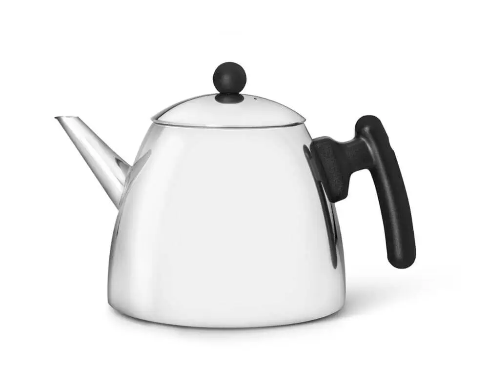 Dagaanbieding Bredemeijer Duet Classic theepot 1,2 liter rvs zwart