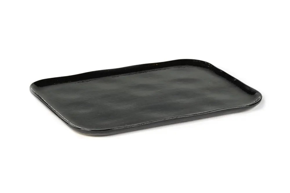 Flitsaanbieding Serax Merci bord 32 x 23 cm donkerblauw