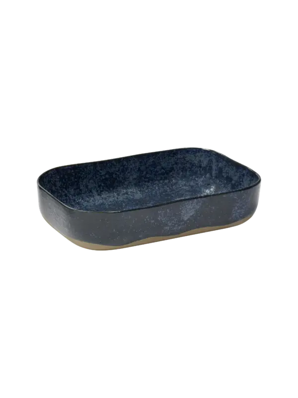 Serax Merci schaal rechthoekig no 5 L zandsteen 23 x 15 x 5 cm grijsblauw Tijdelijk Beschikbaar