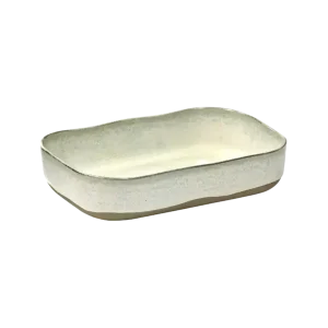 Serax Merci extra diep bord 23 x 15 cm h 5 cm gebroken wit Beperkt Aanbod