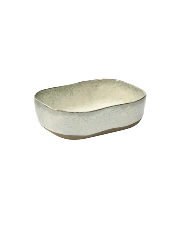 Serax Merci extra diep bord 14,5 x 10,5 cm h 4,5 cm gebroken wit Uitverkoop