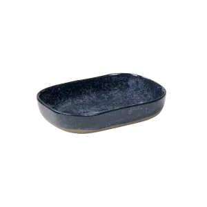Direct Beschikbaar Serax Merci diep bord rechthoekig no 7 M zandsteen 14,5 x 10,5 x 3 cm grijsblauw