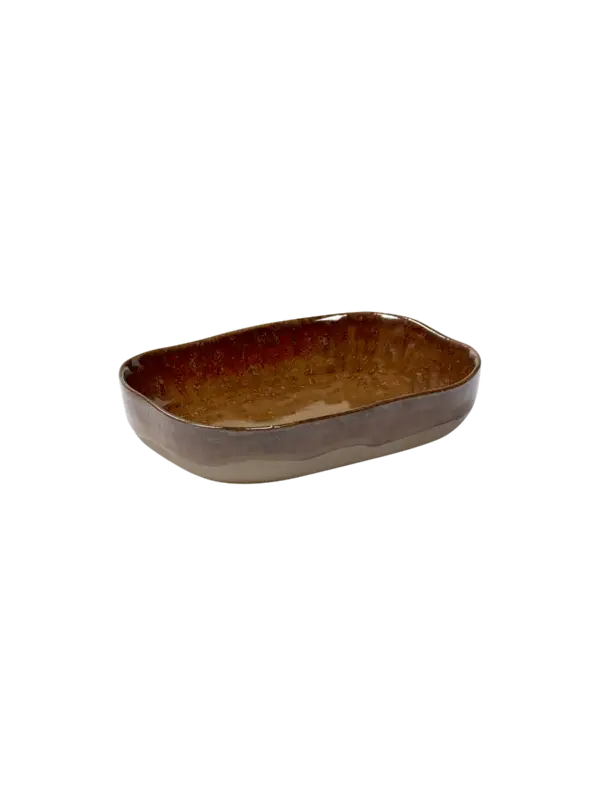 Serax Merci diep bord rechthoekig no 7 M zandsteen 14,5 x 10,5 x 3 cm okerbruin Goedkoop