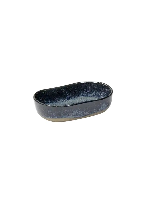 Serax Merci diep bordje rechthoekig no 8 S zandsteen 9,8 x 6,5 x 2,5 cm grijsblauw Favoriet
