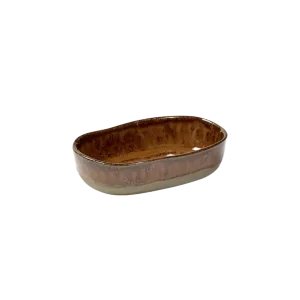 Serax Merci diep bord 9,8 x 6,5 cm h 2,5 cm oker/bruin Bestel Nu