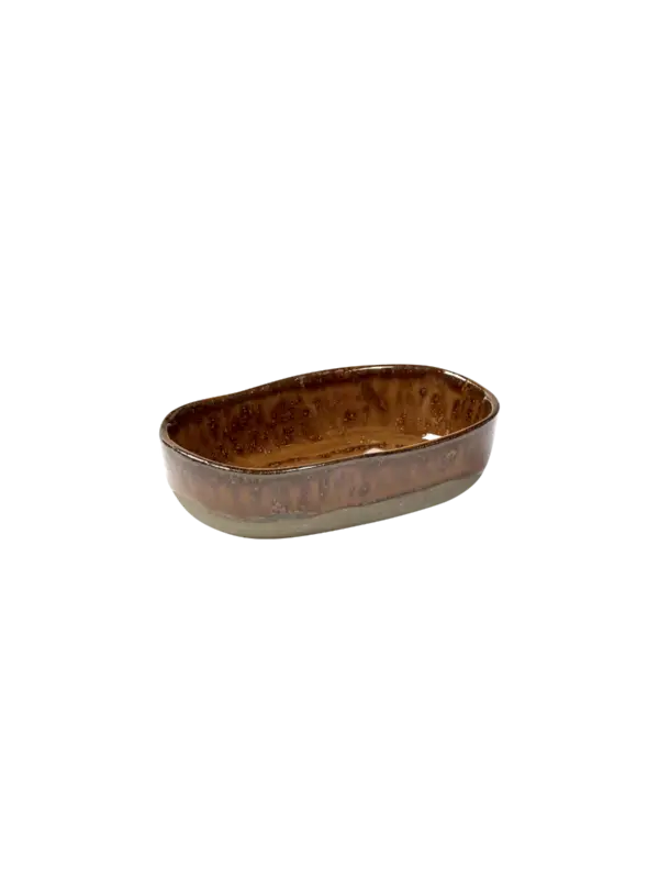 Serax Merci diep bord 9,8 x 6,5 cm h 2,5 cm oker/bruin Bestel Nu