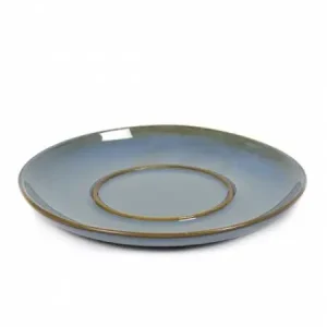 Betrouwbaar Serax Terres de Rêves schotel voor koffiekop 6 cm stone ware ø 13,5 cm h 1,2 cm - smokey blue