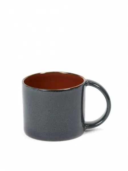 Aanbieding Serax Terres de Rêves espressokop stone ware ø 6 cm h 5,1 cm - rust/dark blue