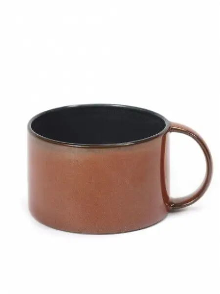 Serax Terres de Rêves koffiekop stone ware ø 8 cm h 5,1 cm - dark blue/rust Seizoensaanbieding
