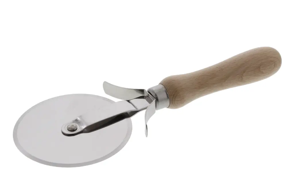 Populair Oldenhof pizzasnijder ø 10 cm rvs hout